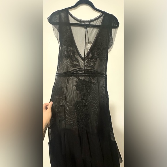 Dolls Kill Current Mood Karmaic Commotion Midi Dress - Picture 3 of 4